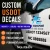 "Custom USDOT Lettering & Numbering Decal" (Part#: USDOT-VINYL)