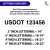 "Custom USDOT Cut Vinyl Decal – 2 Lines (24" Width Max) (Part#: USDOT-3Line) - Lettering Guidelines