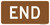 "End Auxiliary Plaque, MUTCD Sign" (Part#: SKM4-6P), 24x12, 36x18, Brown / White (Forest / Parks)