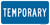 "Temporary Auxiliary Plaque, MUTCD Sign" (Part#: SKM4-7aP), 24x12, 36x18, Blue / White (Interstate Routes)