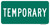 ""Temporary Auxiliary Plaque, MUTCD Sign" (Part#: SKM4-7aP), 12x6,24x12, 36x18, Green / White (Bicycle / Guide)