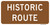 "National Historic Trail Historic Route Auxiliary Plaque, MUTCD Sign" (Part#: SKM11-1aP), 24x12