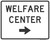 "Emergency Aid Center Welfare Sign, MUTCD Sign" (Part#: SKEM3-1a), 30x24