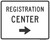 "Emergency Aid Center Registration Sign, MUTCD Sign" (Part#: SKEM3-1b), 30x24