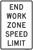 "End Work Zone Speed Limit Sign, MUTCD Sign" (Part#: SKR2-12)