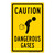 "Caution Dangerous Gases", Novelty Sign (Part#: FUN1062)