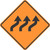 "Reverse Turn (3 Lanes) Right Sign, MUTCD Sign" (Part#: SKW1-4cR)