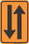"Two-Way Traffic Vertical Sign, MUTCD Sign" (Part#: SKW6-4)