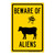 Beware Of Aliens Cow