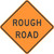 "Rough Road Warning Sign (TTC), MUTCD Sign" (Part#: SKW8-8-TTC)