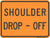 "Shoulder Drop-Off Auxiliary Plaque Sign (TTC), MUTCD Sign" (Part#: SKW8-17P-TTC)