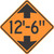 "Low Clearance (Enter Feet & Inches)-TTC, MUTCD Sign" (Part#: SKW12-2-TTC)