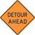 "Detour Ahead, MUTCD Sign" (Part#: SKW20-2-4)