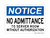 No Admittance To Server Room Without Authorization, OSHA Notice Sign -(Part#: NOT1015)