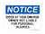 Enter At your Own Risk, Owner Not Liable For Personal Injuries, OSHA Notice Sign (Part#: NOT1046)