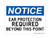 Ear Protection Required Beyond This Point, OSHA Notice Sign (Part#: NOT1054)