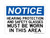 Hearing Protection and Safety Glasses MUST BE WORN IN THIS AREA, OSHA Notice Sign (Part#: NOT1071)
