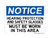 Hearing Protection and Safety Glasses Must Be Worn In this Area, OSHA Notice Sign (Part#: NOT1072)