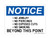 No Jewelry, No Piercings, No Exposed Cuts, No Smoking BEYOND THIS POINT, OSHA Notice Sign (Part#: NOT1082)