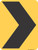 "Chevron Right," MUTCD Warning Sign (Part#: SKW1-8R)