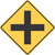 "Crossroad Intersection," MUTCD Warning Sign (Part#: SKW2-1)