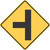 "Side Road Right," MUTCD Warning Sign (Part#: SKW2-2R)