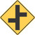 "Offset Side Roads Left," MUTCD Warning Sign (Part#: SKW2-7L)