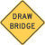 "Draw Bridge," MUTCD Warning Sign (Part#: SKW3-6)