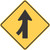 Merge (Left)," MUTCD Warning Sign (Part#: SKW4-1L)