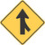 Merge (Right)," MUTCD Warning Sign (Part#: SKW4-1R)