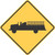 "Fire Station / Emergency Vehicle," MUTCD Warning Sign (Part#: SKW11-8)