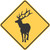 "Elk Crossing," MUTCD Warning Sign (Part#: SKW11-20)