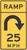 "180 Degree Loop Advisory Ramp Speed (Right Turn)," MUTCD Warning Sign (Part#: SKW13-9R)