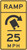 "Advisory Ramp Speed and Rollover Warning (Right)," MUTCD Warning Sign (Part#: SKW13-13R)