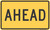 "AHEAD," MUTCD Warning Plaque (Part#: SKW16-9P)