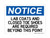 Lab Coats and Closed Toe Shoes are Required Beyond This Point, OSHA Notice Sign (Part#: NOT1121)