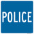 "Police" Symbol, MUTCD General Service Sign (Part#: SKD9-14)