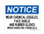 Wear Chemical Goggles, Face Shield, And Rubber Gloves When Handling Chemicals, OSHA Notice Sign (Part#: NOT1126)
