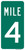 "Reference Location (1 Digit) - Custom" Sign, MUTCD Guide Sign (Part#: SKD10-1)
