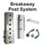 Breakaway sign post kit