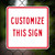 CUSTOM Square Sign (Part#: CUST1)
