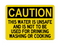 This Water Is Unsafe And Is Not To Be Used For Drinking Washing Or Cooking, Caution Sign