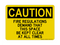 Fire Regulations Demand That This Space Be Clear At All Times Version 2, Caution Sign