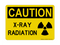 X-Ray Radiation (Radiation Symbol), Caution Sign