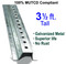 Galvanized 3.5 foot Baked Enamel U-Channel Sign Posts (Heavy Duty Municipal Grade) Galvanized 3.5 foot Baked Enamel U-Channel Sign Posts (Heavy Duty Municipal Grade)