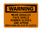 Wear Goggles, Face Shield, Rubber Gloves and Apron When Handling Acid Or Caustic, Warning Sign