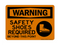 Safety Shoes Required Beyond This Point (PPE Symbol 2), Warning Sign