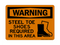 Steel Toe Shoes Required In This Area (PPE Symbol 2), Warning Sign