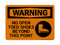 No Open Toed Shoes Beyond This Point (PPE Symbol 3),  Warning Sign