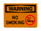 No Smoking (Right No Smoking Symbol), Warning Sign